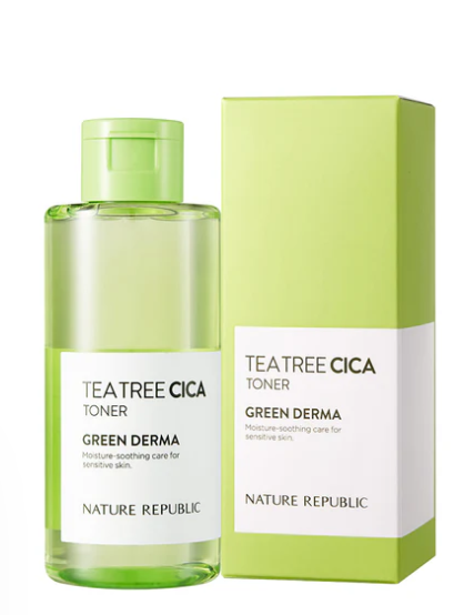 Nature Republic - Green Derma Tea Tree Cica Toner 150ml