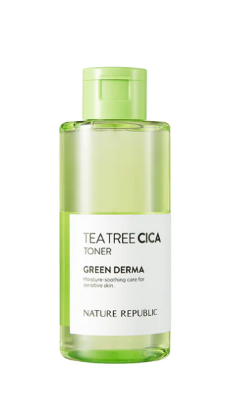 Nature Republic - Green Derma Tea Tree Cica Toner 150ml